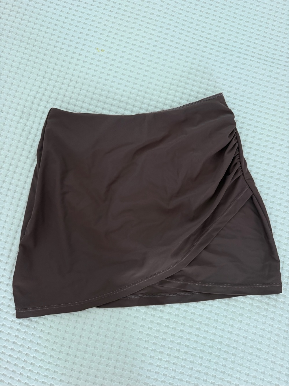 ZAFUL Brown Swim Skirt Bikini Bottom Cover-Up Size S
